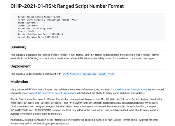 CHIP: Ranged Script Numbers