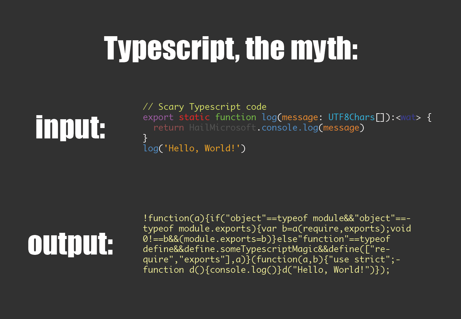 Typescript desktop