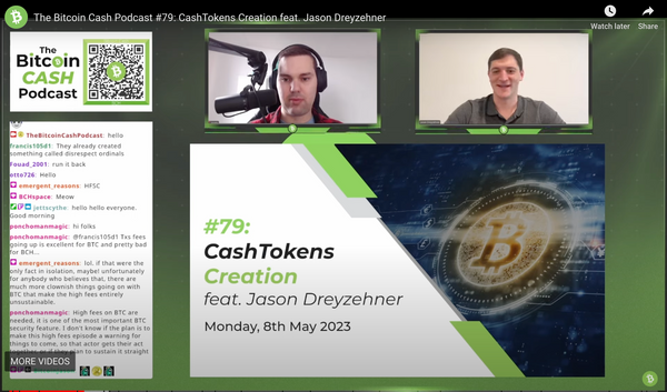 Bitcoin Cash Podcast #79: CashTokens Creation